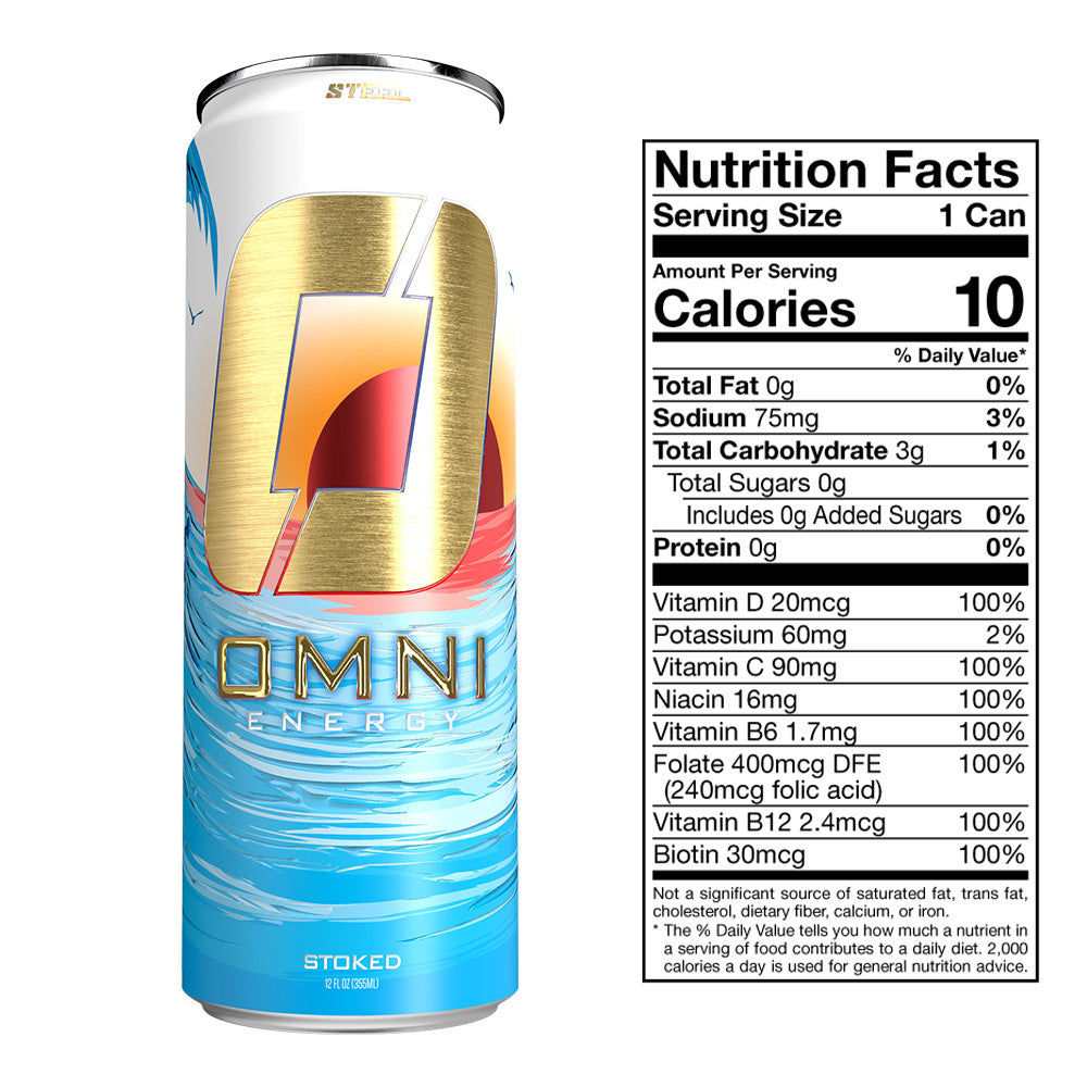 OMNI Energy Drink Bundle- 1 Can of Each flavor