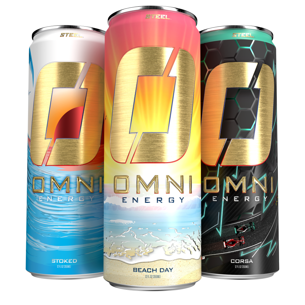 OMNI Energy Drink Bundle- 1 Can of Each flavor