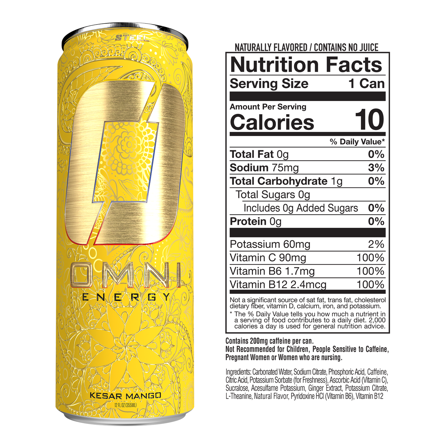 Kesar Mango - Case of 12 Cans